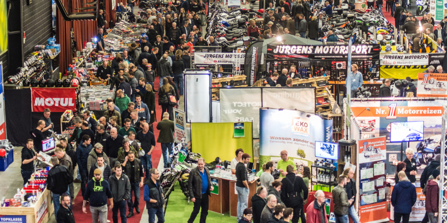 Een breed aanbod voor je op Dé Noordelijke Motorbeurs. Foto: Dé Noordelijke Motorbeurs