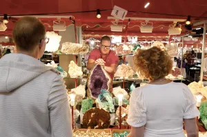 Fotobeschrijving: Broodfabriek Mineralenbeurs. Foto: (c) De Internationale Mineralenbeurs.