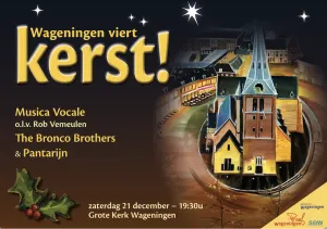 Wageningen viert KERST poster Kerstconcert, foto: eigendom Musica Vocale