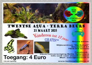 Twentse Aqua Terra Beurs 2025 Flyer. Foto:Hans de Hoop