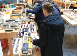 Modelspoor Museum Sneek gaat in de uitverkoop Fotobschrijving: Foto beurs. Foto: (c) het Nationaal Modelspoormuseum.