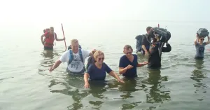 Wadlopen vanaf Brakzand naar Schiermonnikoog Wadlopen vanaf Brakzand naar Schiermonnikoog | Foto geüpload door gebruiker Natuurmonumenten.