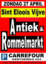 Antiek & Rommelmarkt te Sint-Eloois-Vijve Foto: De Dapper Eddy