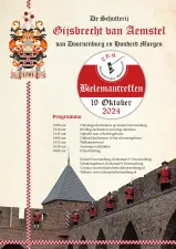 Programma Gelders Bielemantreffen. Foto en ontwerp: Richard van Driel