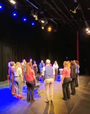 Familievoorstelling _Verknipt_ Repetitie in Theater Kees. Foto: Lois Straatman