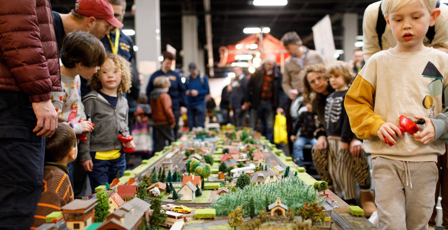 De Nederlandse Modelspoordagen zijn dit weekend een ideaal uitstapje voor het hele gezin. Foto: De Broodfabriek