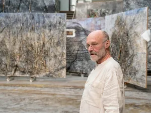 Tentoonstelling Anselm Kiefer Kunstenaar Anselm Kiefer. Foto: Waltraud Forelli