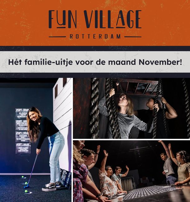 Fun Village, het familie-uitje voor november