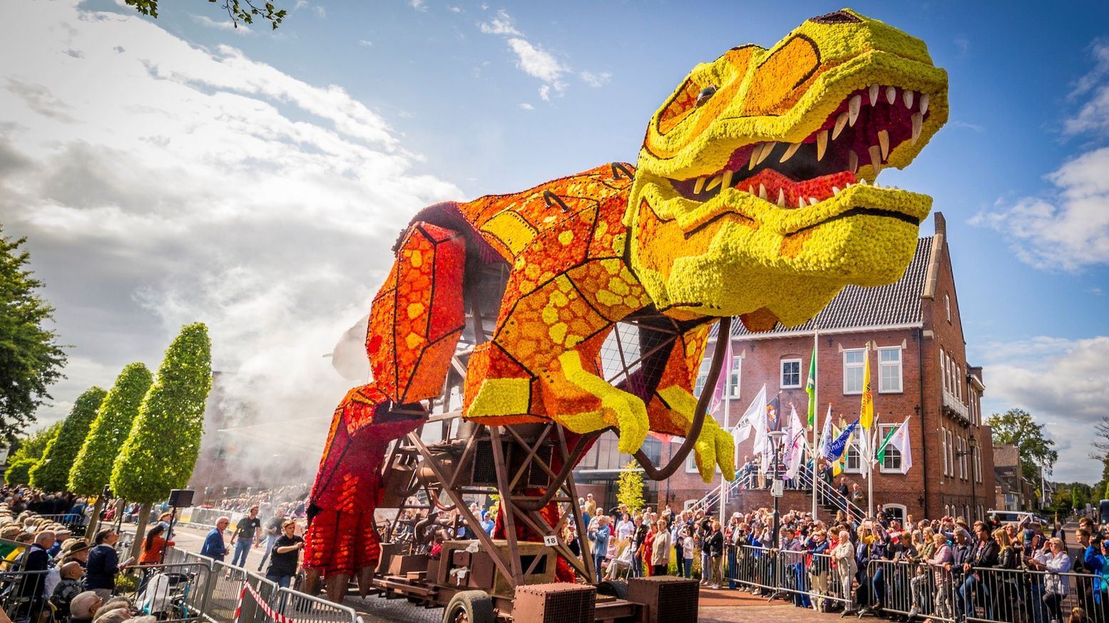 Fantastische creaties in Lichtenvoorde. Foto: Bloemencorso Lichtenvoorde