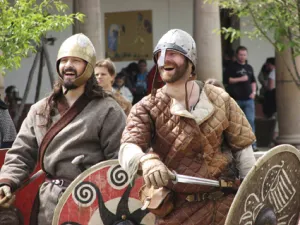 Fotobeschrijving: Vikingen 1. Foto: (c) Archeon.