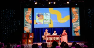 Literatuur wordt in het zonnetje gezet in Utrecht Tijdens het Internationaal Literatuur Festival Utrecht zijn literatuurliefhebbers in een walhalla! Foto: Maarten Mooijman