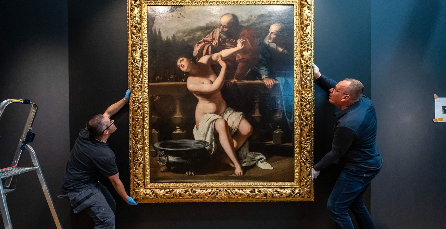 ‘Susanna en de ouderlingen’, Artemisia Gentileschi, 1649, Moravian Gallery, Brno. Monumentaal kunstwerk krijgt een plek in Museum Gouda. Foto: Sandra Zeilstra.