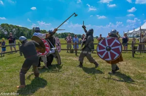 De Vikingen Komen! Viking gevecht foto: Anne Moss