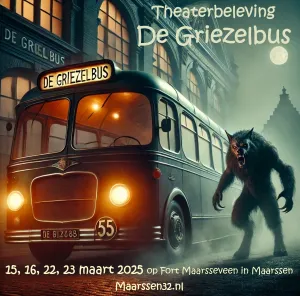 Ga je mee met De Griezelbus op Fort Maarsseveen? Foto: theatergroep Maarssen '32