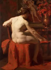 Susanna – Van Middeleeuwen tot MeToo Fotobeschrijving: ‘Na het bad’ (1902), Gustave Vanaise, MSK Gent. Foto: (c) Museum Gouda.