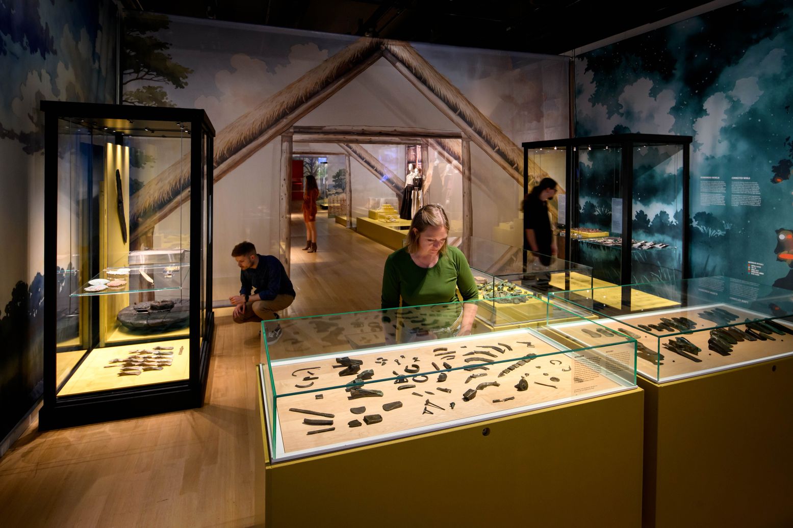 Je komt ook door een boerderij uit de Bronstijd. Foto: Rijksmuseum van Oudheden © Mike Bink