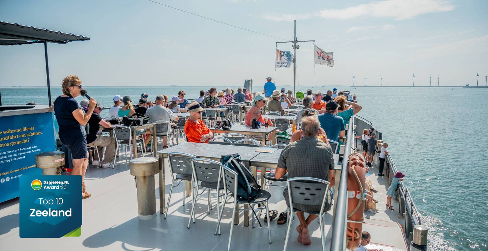 DagjeWeg.NL Awards Top-10 Zeeland Welk uitstapje is de nummer 1 van Zeeland op DagjeWeg.NL? Foto: MS Onrust