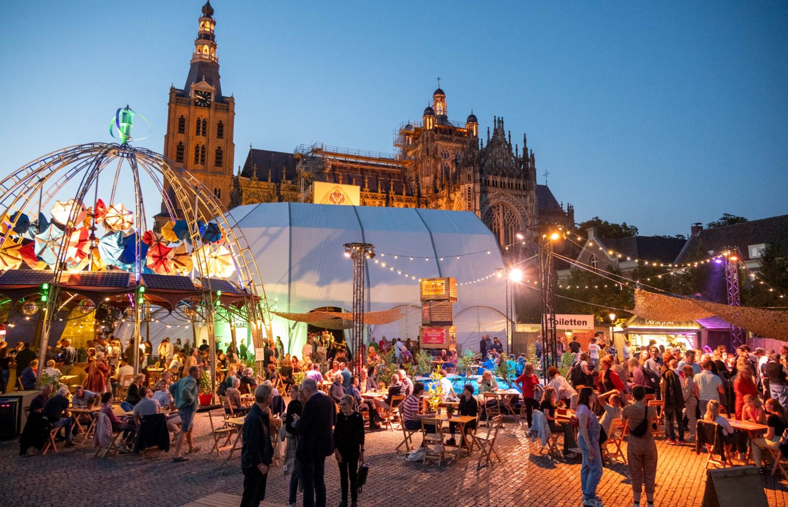 De Parade in Den Bosch is hét hart van het theaterfestival. Foto: Theaterfestival Boulevard