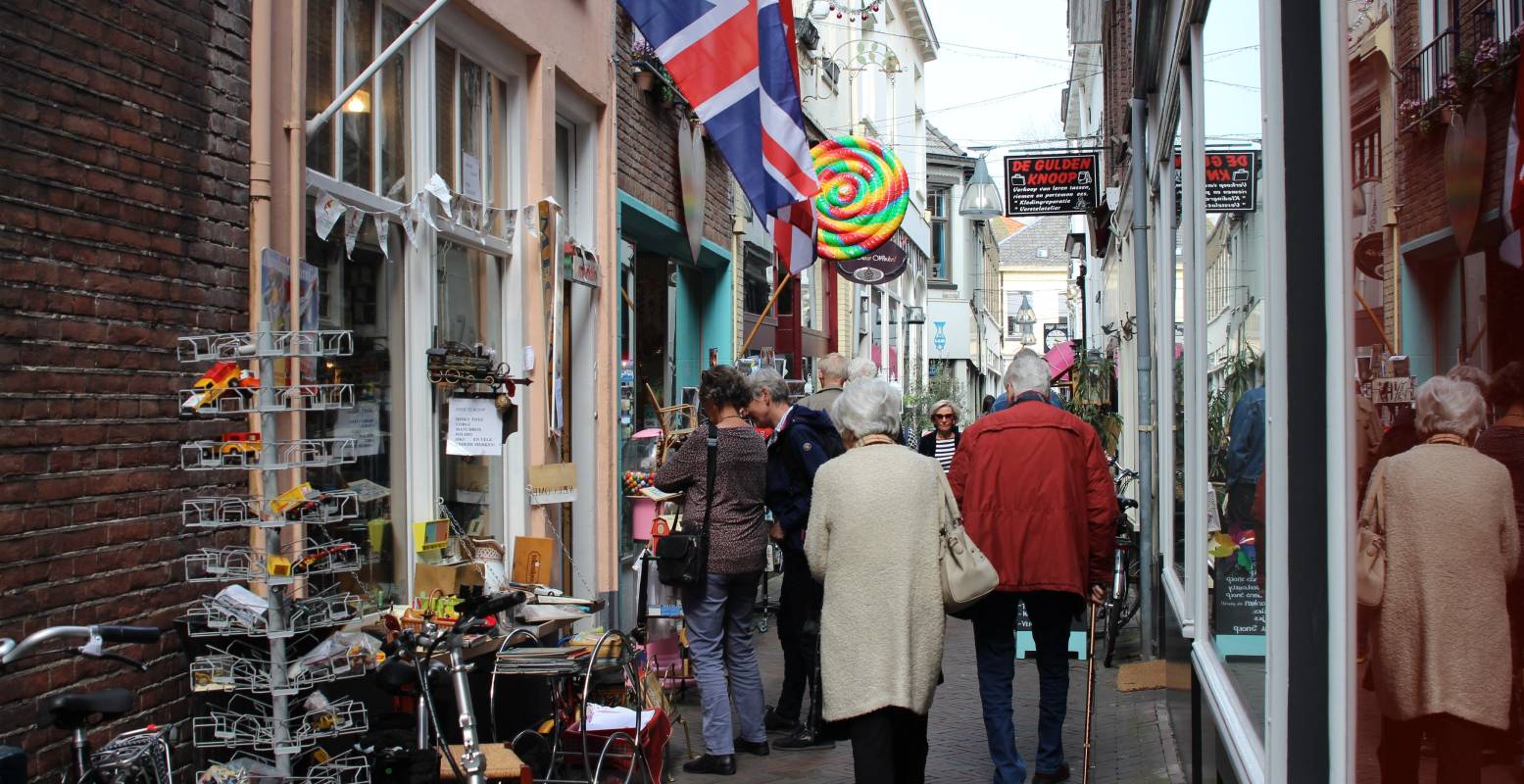 Dagje Deventer: wat te doen? Winkelen kan heel goed in Deventer. Foto: Redactie DagjeWeg.NL