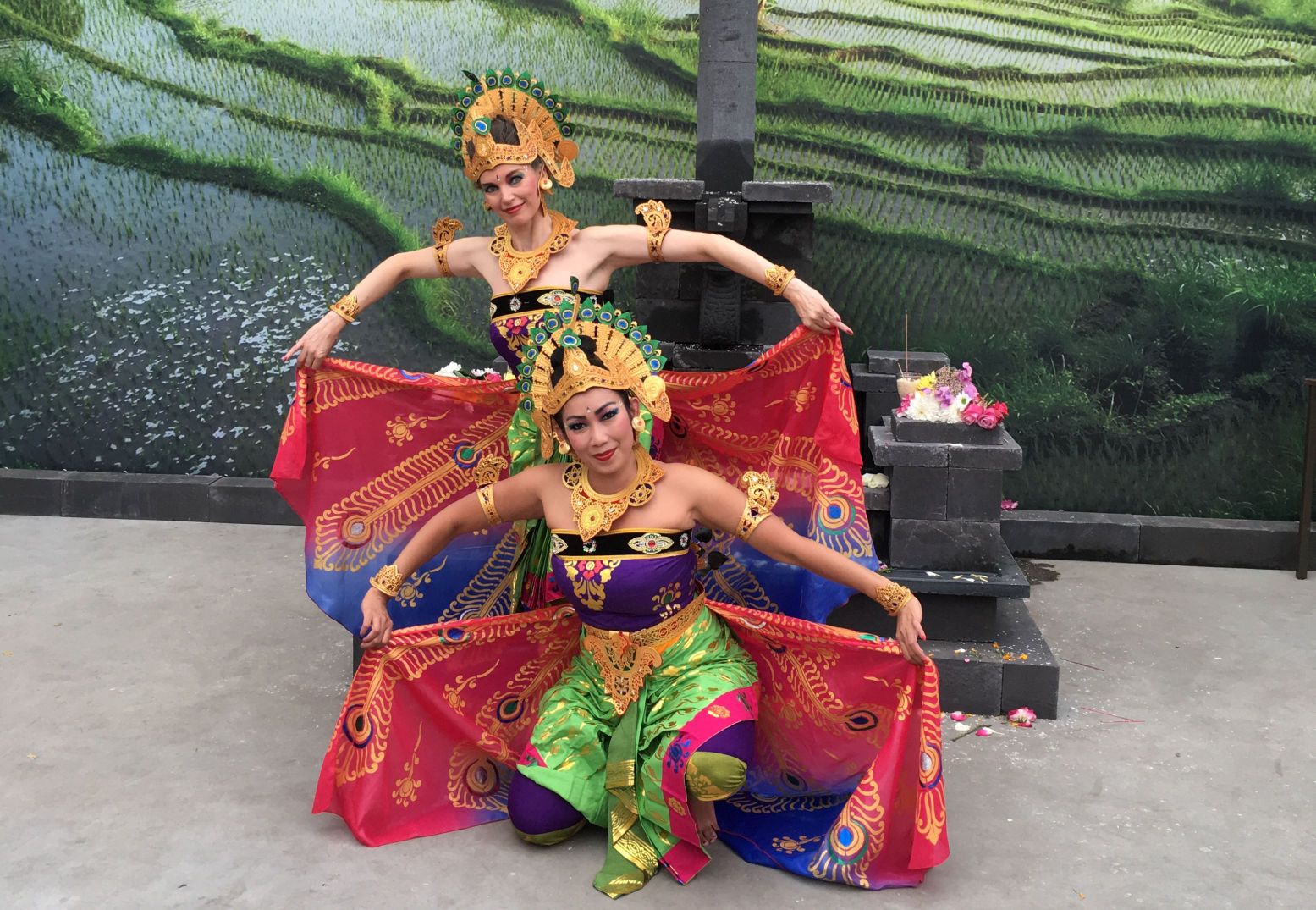 Op de zondag wordt het Balinese nieuwjaar feestelijk gevierd met muziek en dans. Foto: Taman Indonesia