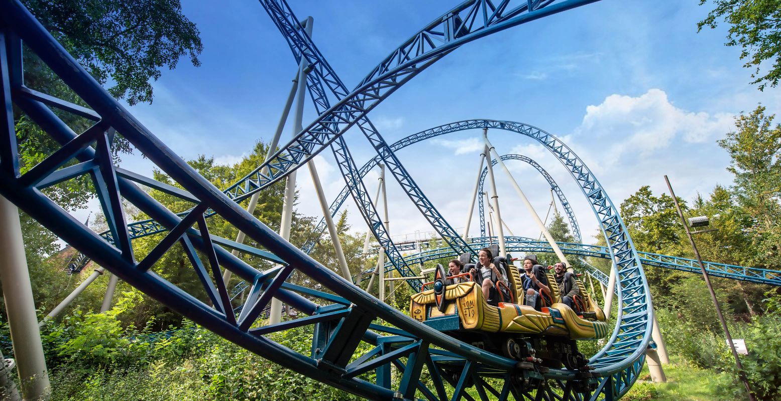 Waar ga je dit seizoen over de kop? Foto: Plopsaland de Panne