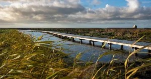 De uithoeken van Marker Wadden, met Noordstrand en vlonderpaden De uithoeken van Marker Wadden, met Noordstrand en vlonderpaden | Foto geüpload door gebruiker Natuurmonumenten.