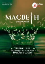 De opera Macbeth van Guiseppe Verdi Affiche Macbeth. Foto: Double Dutch Design