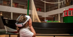 Ervaar het leven op een vissersschip via Virtual Reality. Foto: Gemeente Koksijde © Sofhie Legein