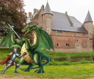 Draken en het Kasteel Foto geüpload door gebruiker Geldersch Landschap en Kasteelen