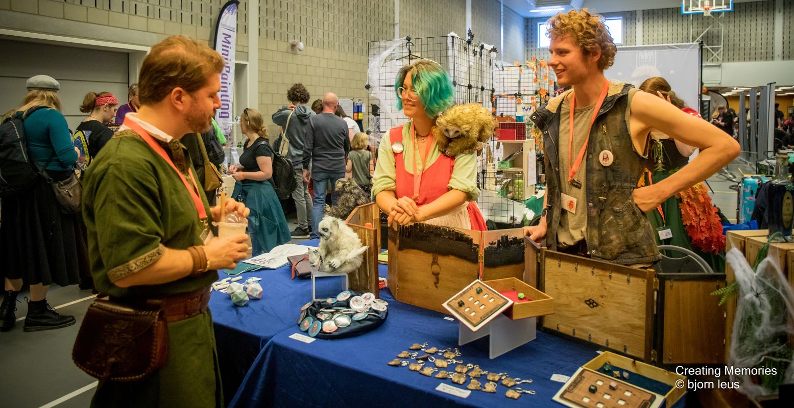 Ontdek alles over de steeds populairder wordende tabletop rollenspellen op RINCON en ontmoet andere fans. Foto: Bjorn Leus