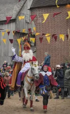 De stad van de Sint in Museumpark Archeon Fotobeschrijving: Stad van de Sint 1. Foto: (c) Archeon.