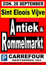 Antiek & Rommelmarkt te Sint-Eloois-Vijve Foto: De Dapper Eddy