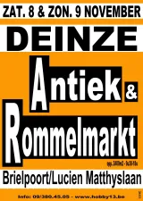 Antiek & Rommelmarkt te Deinze Foto: De Dapper Eddy