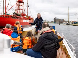 Reddingmuseum Dorus Rijkers Maak een tocht op een reddingsboot. Foto: Reddingmuseum Dorus Rijkers