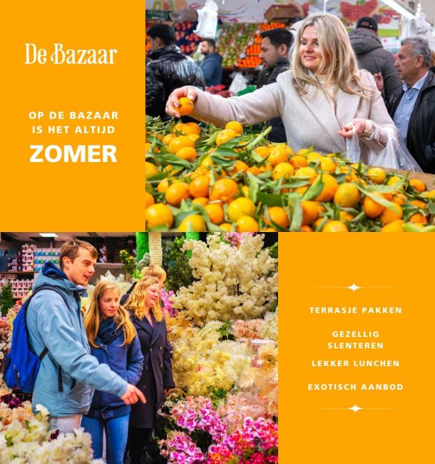 Op De Bazaar is het altijd zomer, kijk maar!