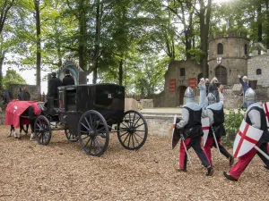 Het prachtige decor zorgt voor veel sfeer. Foto: Openluchttheater Hertme