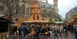 Kerstmarkt in Bonn. Foto: DagjeWeg.NL