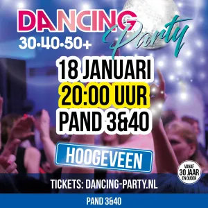 30•40•50+ Dancing Party Hoogeveen 30+ Dancing Party. Foto: Herman Hilhorst.