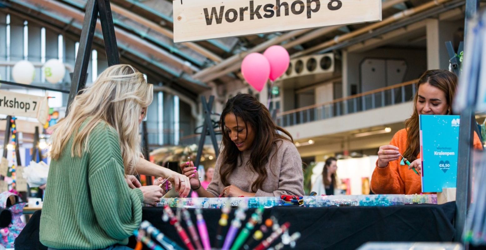 Schuif aan bij een workshop. Foto: Huishoudbeurs