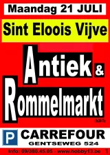 Antiek & Rommelmarkt te Sint-Eloois-Vijve Foto: De Dapper Eddy