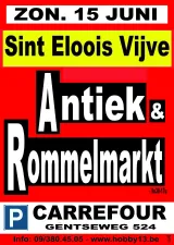 Antiek & Rommelmarkt te Sint-Eloois-Vijve Foto: De Dapper Eddy