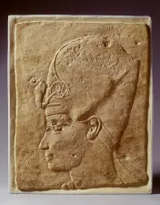 Collectie--Reflectie Fotobeschrijving: Amenhotep III. Foto: (c) Rijksmuseum van Oudheden.