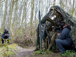 Wie is het 'haasje' tijdens paintball? Foto: Happy Days