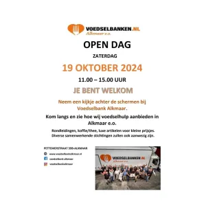 Foto: Bakker  Open dag Voedselbank Alkmaar e.o.