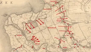 Dijkdoorbraken op 3 en 4 februari 1825. Foto H. Gloerich