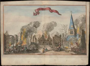 Foto: RHCVV, Abcoude, verwoest door de Fransen in 1672, Abcoude, afbeeldingsnummer : NL-BklVV_0863_0