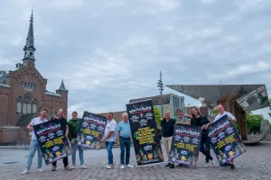 Fotobeschrijving: Bestuur en werkgroepen Stadslicht Festival Hoogeveen 2024. Foto: (c) Binnenstad Ho