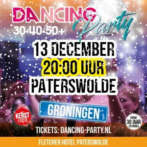 30•40•50+ Dancing Party Groningen Kerst Editie 30+ Dancing Party. Foto: Herman Hilhorst.