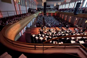 Adventsconcert: Bach, Mendelssohn, Beethoven. Uitvoering Concertkoor Haarlem, voorjaar 2024. Foto: Concertkoor Haarlem