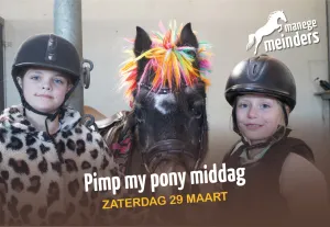 Pimp my pony middag Foto: Manege Meinders